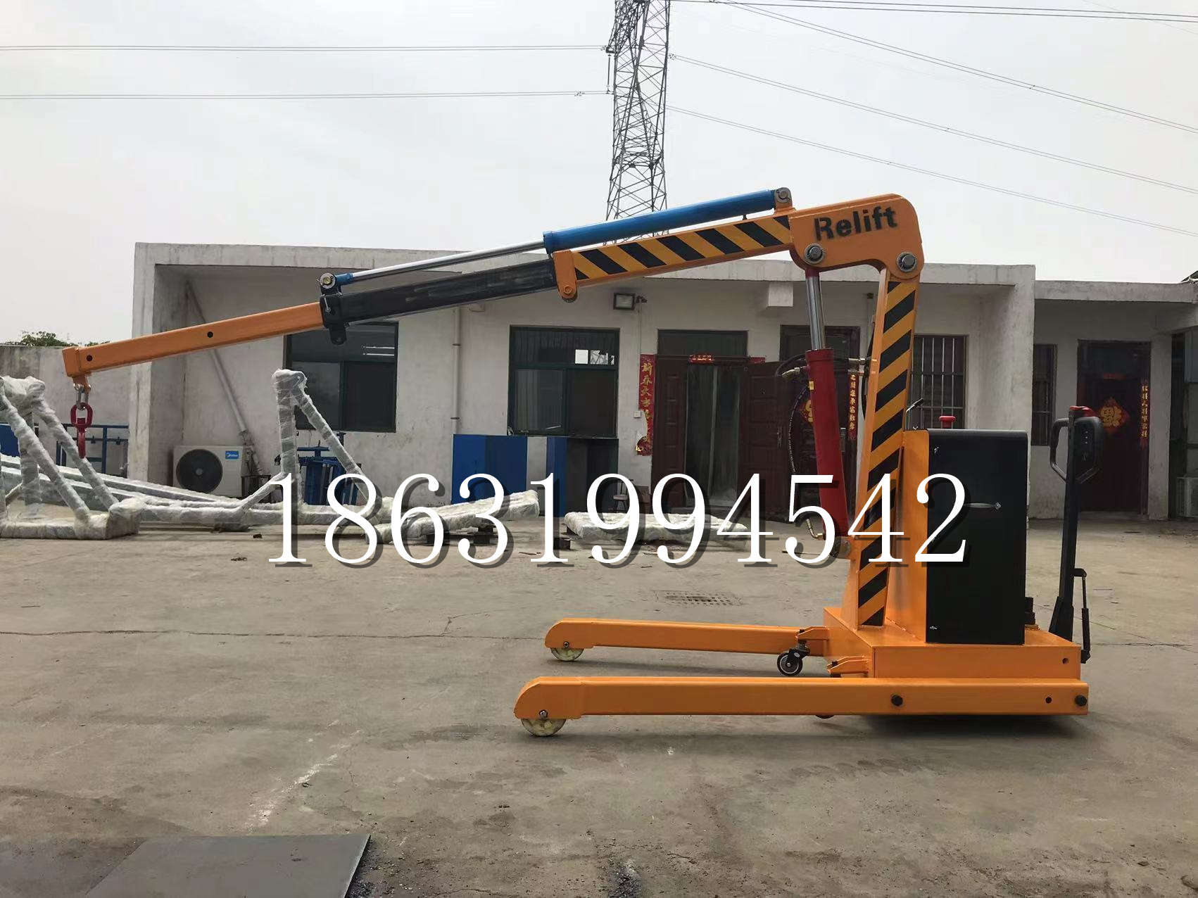 嘉义县久征定做3吨三轮随车吊 农用园林绿化移树吊 平板工程用小吊机